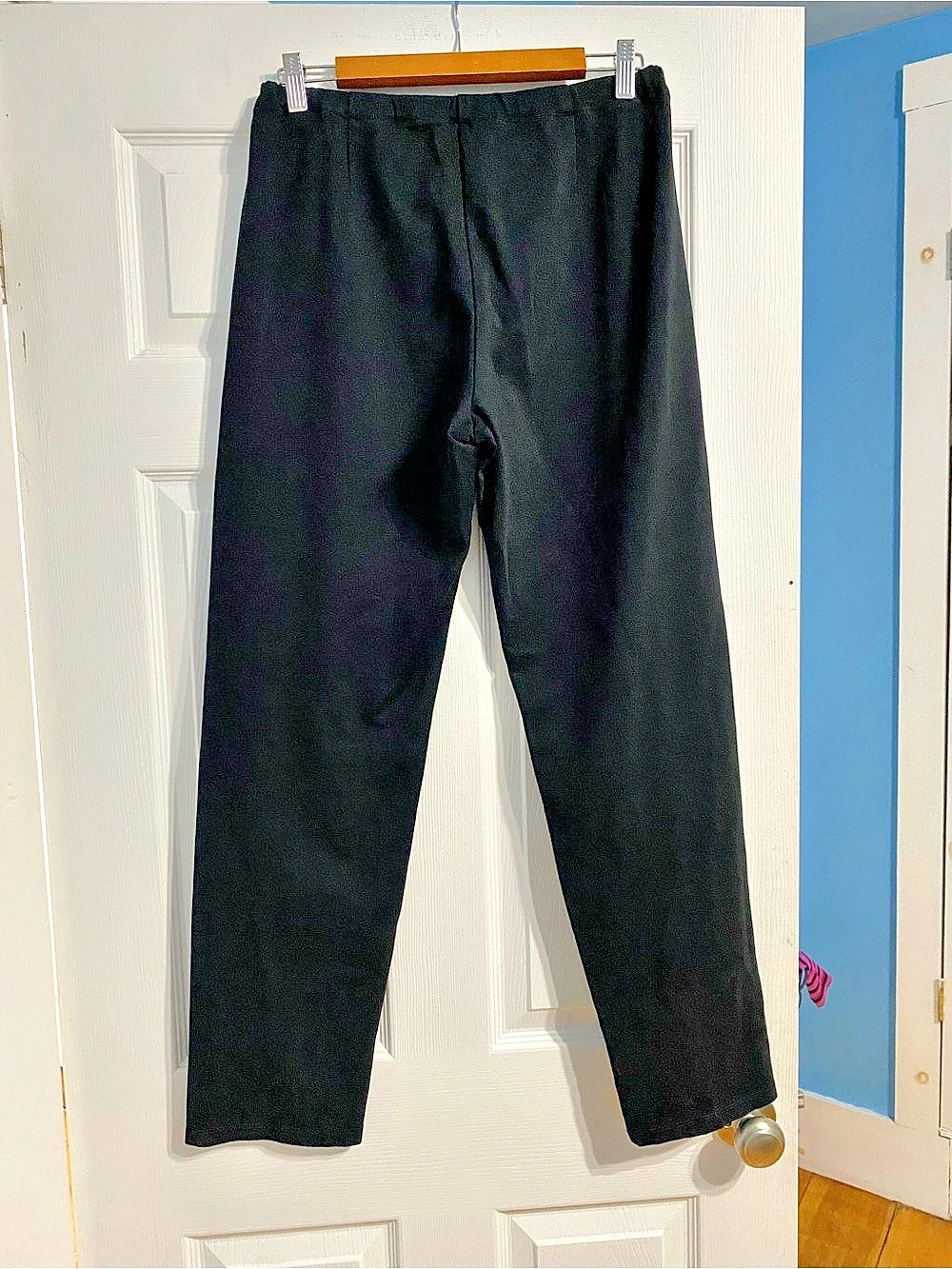 Ellen Fisher Ankle Cropped Pants in Black Size Medium retails $128